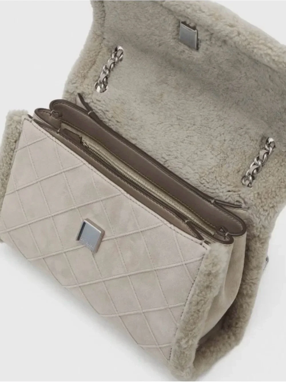 Tory Burch limited edition  Fleming Soft Shearling Convertible Shoulder Bag